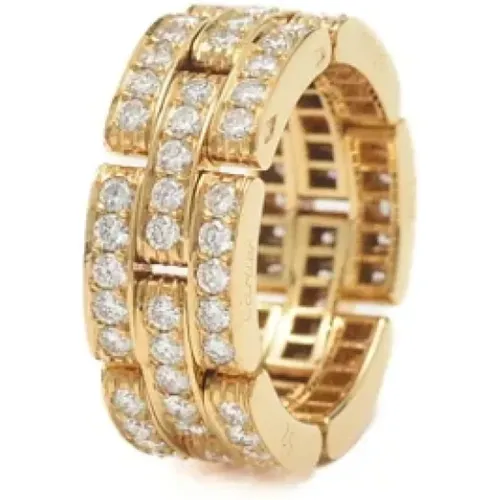 Pre-owned Jewellery, female, , Size: ONE SIZE Pre-owned Gold rings - Cartier Vintage - Modalova