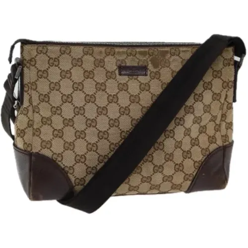 Pre-owned Canvas gucci-bags , female, Sizes: ONE SIZE - Gucci Vintage - Modalova