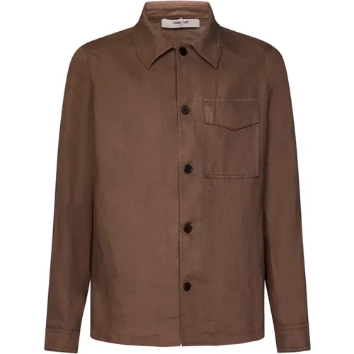 Men's Clothing Jackets & Coats Ss24 , male, Sizes: L, 2XL, M, XL - Golden Craft - Modalova