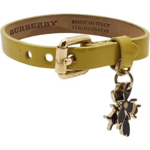 Pre-owned Leather bracelets , female, Sizes: ONE SIZE - Burberry Vintage - Modalova