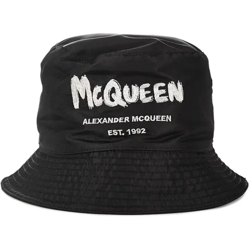 Hats, male, , Size: S Graffiti Bucket Hat - alexander mcqueen - Modalova