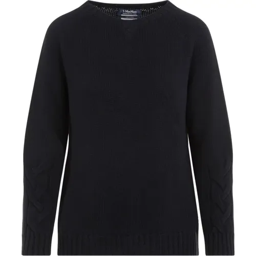 Dark Knit Treccia Sweater , female, Sizes: L - Max Mara - Modalova