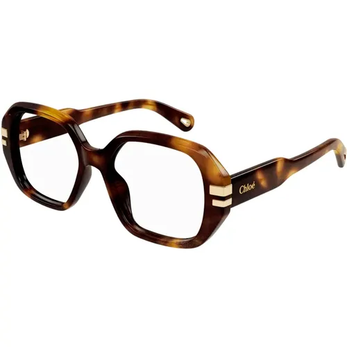 Modische Brille in Schwarz , Damen, Größe: 53 MM - Chloé - Modalova