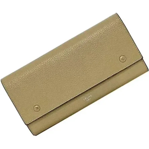 Pre-owned Wallets, female, , Size: ONE SIZE Pre-owned Leather wallets - Celine Vintage - Modalova