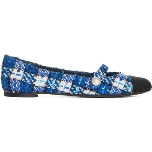 Blaue Flache Schuhe Eleganter Stil , Damen, Größe: 36 EU - Roberto Festa - Modalova