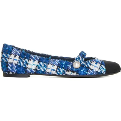 Blaue Flache Schuhe Eleganter Stil , Damen, Größe: 39 EU - Roberto Festa - Modalova