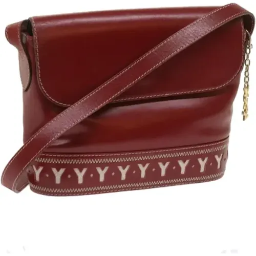 Pre-owned Cross Body Bags, female, , Size: ONE SIZE Pre-owned Leather shoulder-bags - Yves Saint Laurent Vintage - Modalova