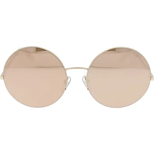 Elevate Your Style with Supra Round Sunglasses , female, Sizes: ONE SIZE - Victoria Beckham - Modalova