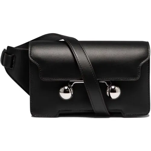 Leather Shoulder Bag - Trunkaroo , male, Sizes: ONE SIZE - Marni - Modalova