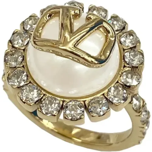 Pre-owned Metal rings , female, Sizes: ONE SIZE - Valentino Vintage - Modalova