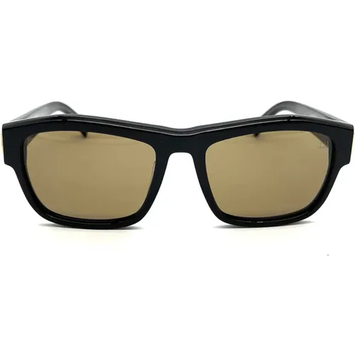 Schwarze Sonnenbrille für Frauen , Damen, Größe: 57 MM - Dunhill - Modalova