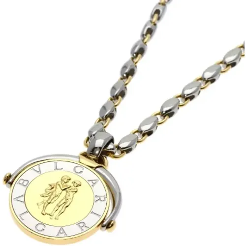 Pre-owned Jewellery, female, , Size: ONE SIZE Pre-owned Gold necklaces - Bvlgari Vintage - Modalova