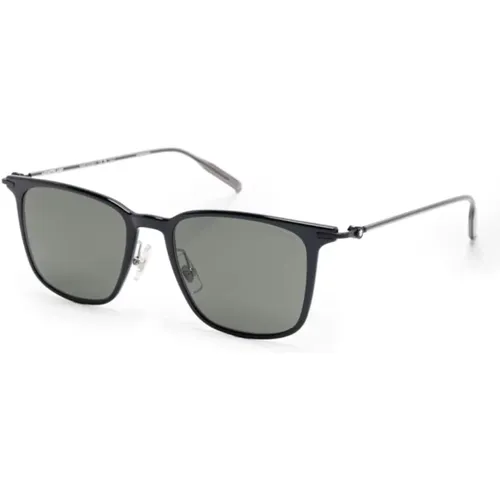 Sunglasses, male, , Size: 52 MM Mb0354S 001 Sunglasses - Montblanc - Modalova