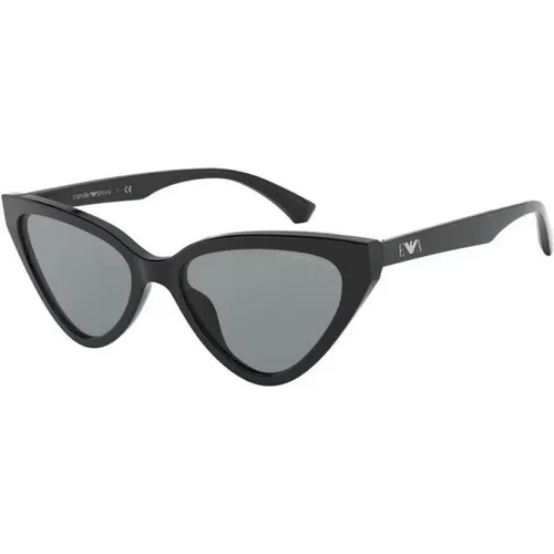 Sunglasses Ea4136 500187, Glossy , female, Sizes: 55 MM - Emporio Armani - Modalova