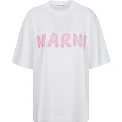 T-Shirt , female, Sizes: S, XS, 2XS - Marni - Modalova