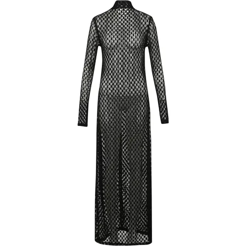 Maxi Dresses, female, , Size: L Geometric Lace Long Dress - Róhe - Modalova
