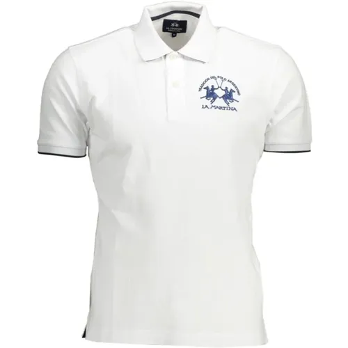 Elegantes weißes Poloshirt - LA MARTINA - Modalova