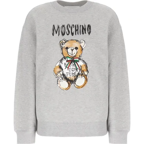 Stylish Sweatshirt for Men and Women , female, Sizes: 2XS - Moschino - Modalova