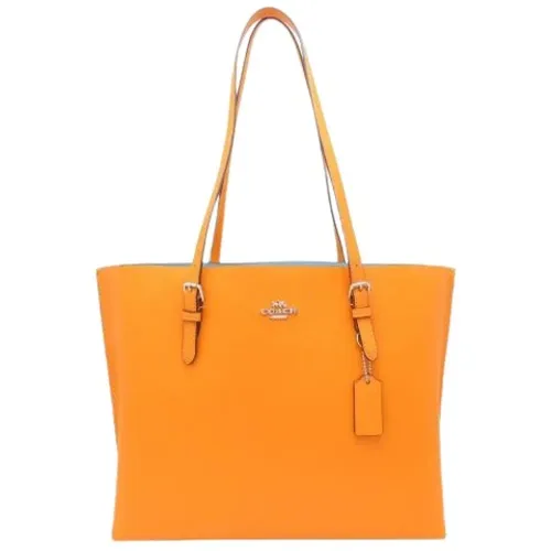 Pre-owned Tote Bags, female, , Size: ONE SIZE Pre-owned Leather Shoulder Bag - Coach Pre-owned - Modalova