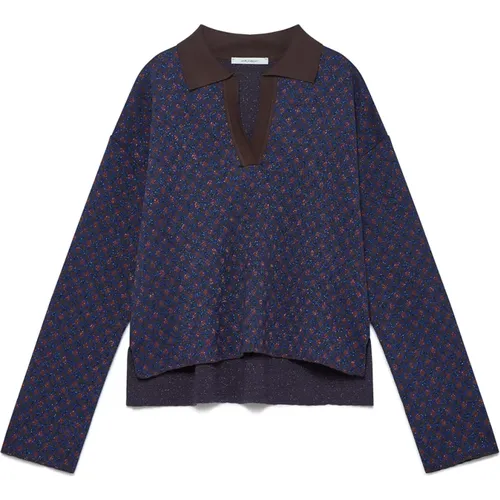 Lucky Pois Jacquard Sweater - MALIPARMI - Modalova