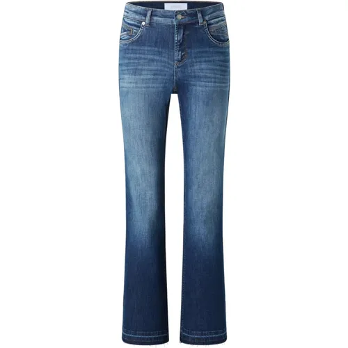 Flared Fringe Jeans , Damen, Größe: S L31 - Angels - Modalova