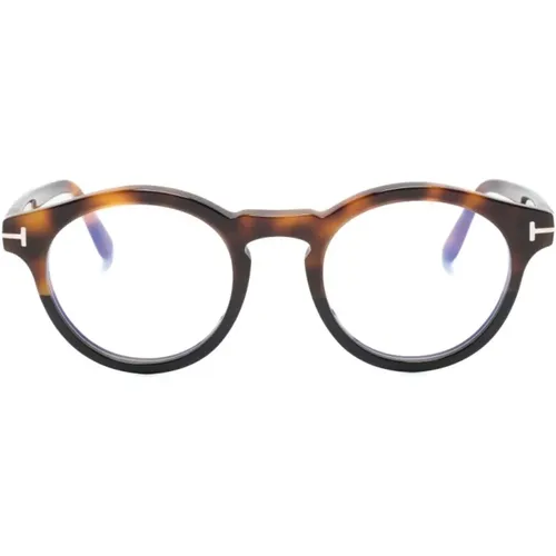 Glasses, unisex, , Size: 49 MM Black Optical Frame Stylish and Versatile - Tom Ford - Modalova