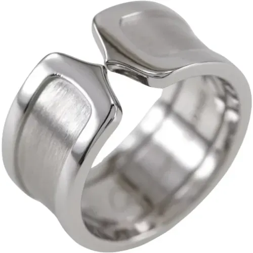 Pre-owned Jewellery, female, , Size: ONE SIZE Pre-owned White Gold rings - Cartier Vintage - Modalova