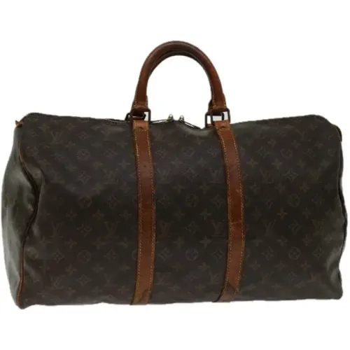 Pre-owned Weekend Bags, female, , Size: ONE SIZE Pre-owned Canvas louis-vuitton-bags - Louis Vuitton Vintage - Modalova