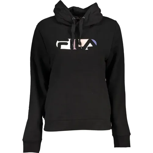 Hoodie with Long Sleeves and Print , female, Sizes: XS - Fila - Modalova