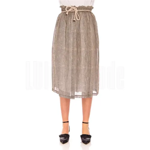 Jersey Skirt , female, Sizes: M - Alpha Studio - Modalova