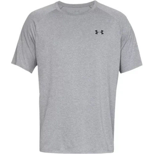 Graue Casual T-Shirts Kollektion , Herren, Größe: M - Under Armour - Modalova