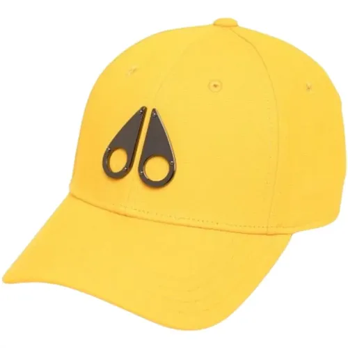 Ikone Gelbe Kappe , Herren, Größe: ONE Size - Moose Knuckles - Modalova