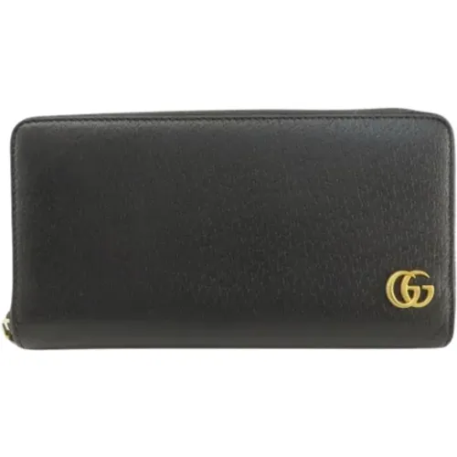 Pre-owned Wallets, male, , Size: ONE SIZE Pre-owned Leather wallets - Gucci Vintage - Modalova