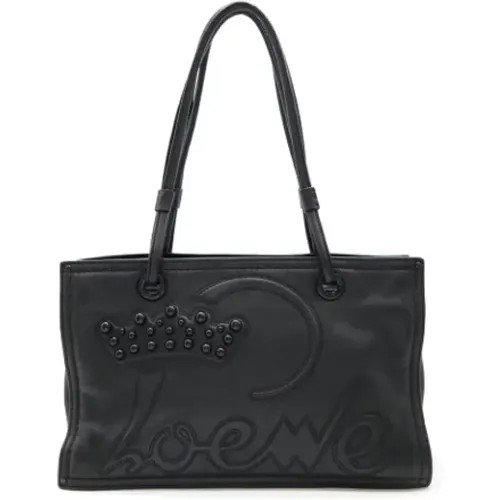 Pre-owned Tote Bags, female, , Size: ONE SIZE Pre-owned Leather shoulder-bags - Loewe Pre-owned - Modalova