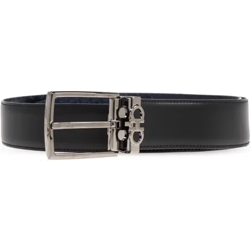 Belts, male, , Size: 110 CM Reversible belt - Salvatore Ferragamo - Modalova