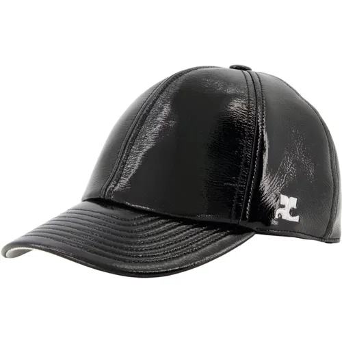 Caps, unisex, , Size: S Vinyl Cap Reissue Spring-Summer 2025 Collection - Courrèges - Modalova