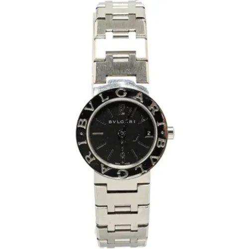 Pre-owned Watches, female, , Size: ONE SIZE Pre-owned Stainless Steel watches - Bvlgari Vintage - Modalova