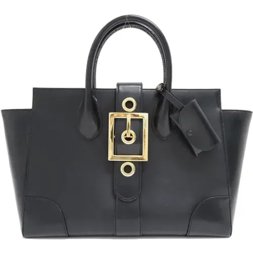 Pre-owned Tote Bags, female, , Size: ONE SIZE Pre-owned Leather totes - Gucci Vintage - Modalova