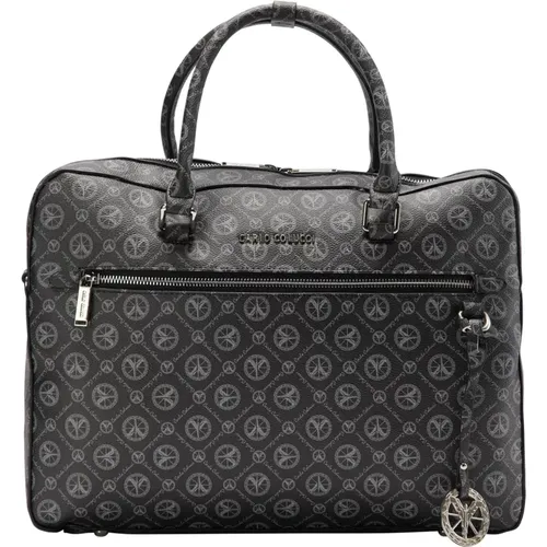 Laptop Bags Cases , male, Sizes: ONE SIZE - carlo colucci - Modalova