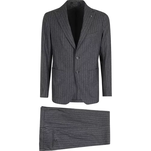 Pinstripe Wool Dress , male, Sizes: S, M, L - Tagliatore - Modalova