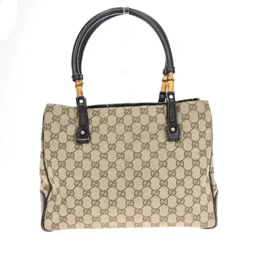 Pre-owned Tote Bags, female, , Size: ONE SIZE Pre-owned Canvas gucci-bags - Gucci Vintage - Modalova