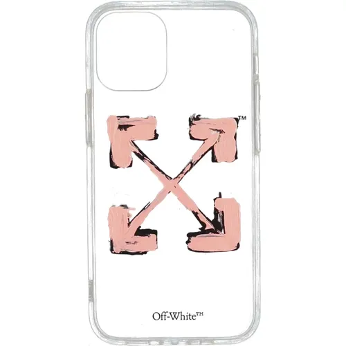 Bedruckte iPhone 12 Mini Hülle mit Pfeil zurück - Off White - Modalova