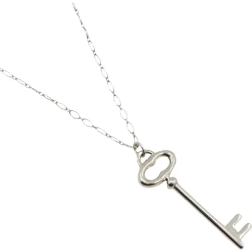 Pre-owned Jewellery, female, , Size: ONE SIZE Pre-owned Silver necklaces - Tiffany & Co. Pre-owned - Modalova