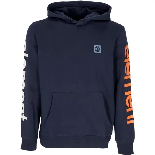 Hoodies, male, , Size: M Navy Eclipse Hoodie Men's Sweatshirt - Element - Modalova