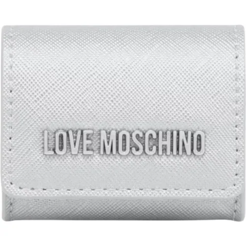 Wallets & Cardholders, female, , Size: ONE SIZE Keychain with Stylish Design - Love Moschino - Modalova