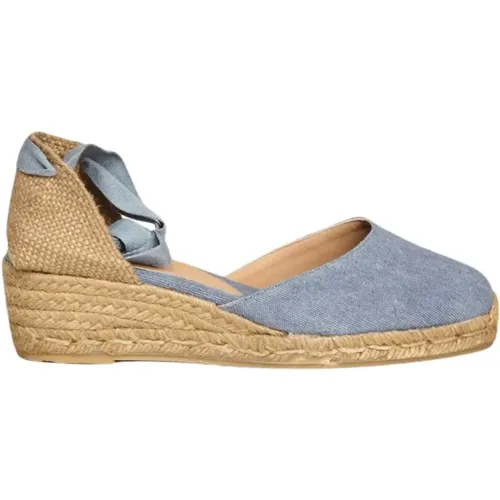 Espadrilles, female, , Size: 6 US Canvas Wedge Espadrilles Sandals - Castañer - Modalova