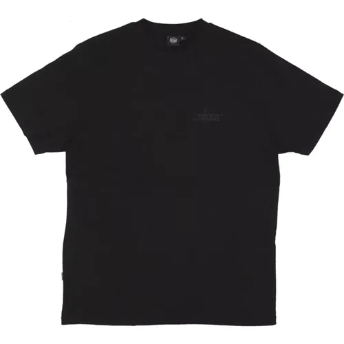 Schwarzes Grafik-T-Shirt Luca Barcellona Streetwear , Herren, Größe: S - Dolly Noire - Modalova