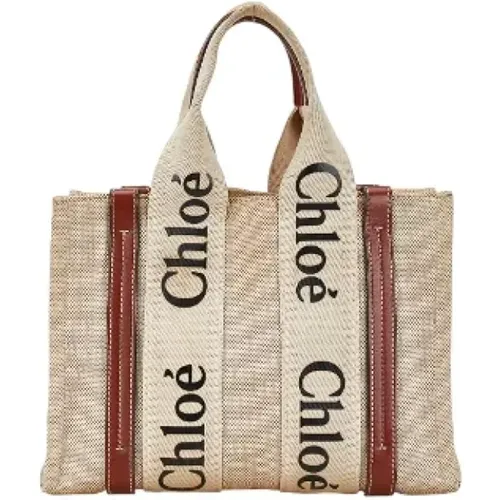 Pre-owned Handbags, female, , Size: ONE SIZE Pre-owned Canvas handbags - Chloé Pre-owned - Modalova