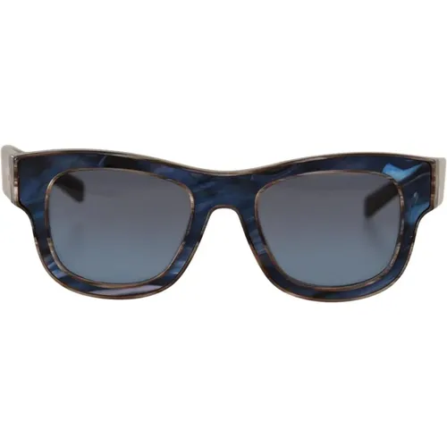 Braun Blau Verlauf Sonnenbrille - Dg4379F - Dolce & Gabbana - Modalova