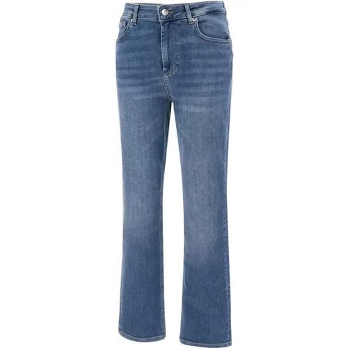 Dark Denim High Waist Jeans , female, Sizes: W24, W31, W27, W28, W25, W30 - Liu Jo - Modalova
